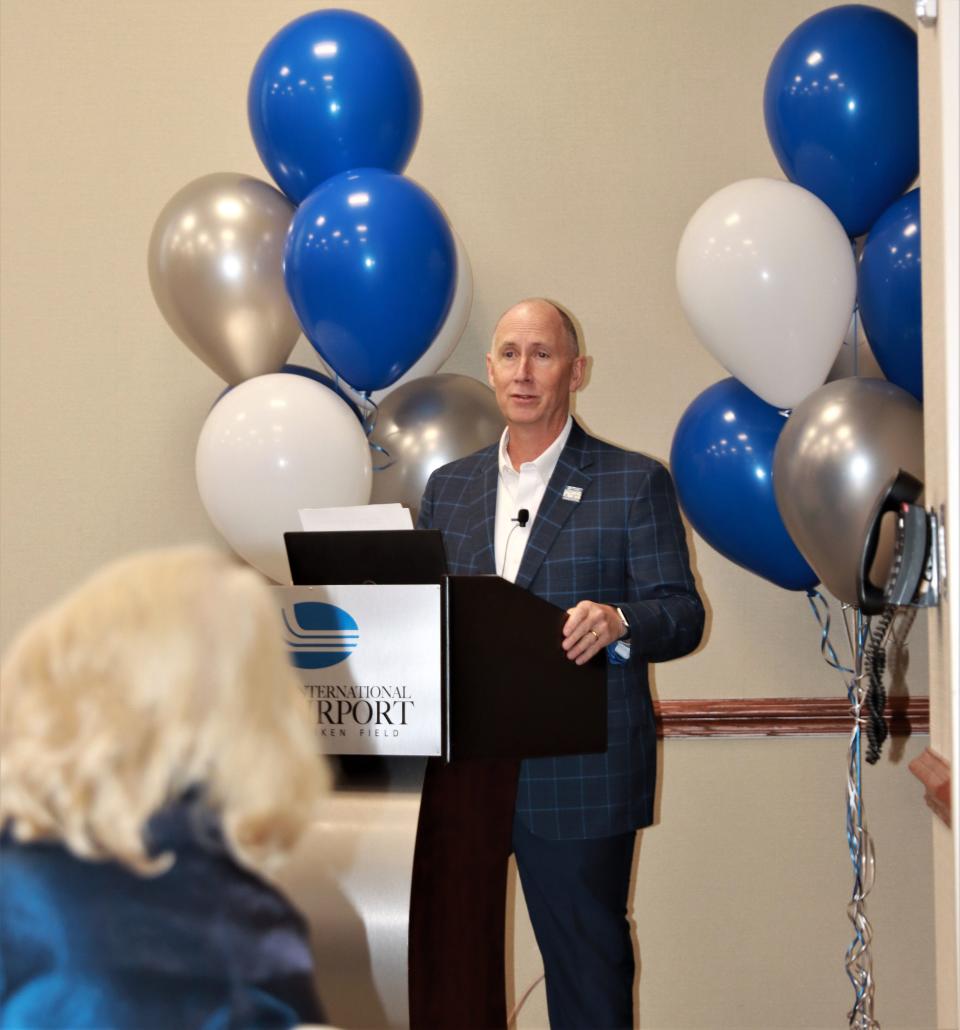GSP Airport President and CEO Dave Edwards at the 60th anniversary celebration in October.
