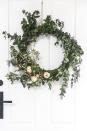 <p>A eucalyptus wreath is beautiful and impactful for any season. Plus, if you have any extra leftover after making it, you can hang it in your shower for a spa-like aromatherapy experience every day.<br><a href="https://www.youtube.com/watch?v=GfEoQgmAB_4" rel="nofollow noopener" target="_blank" data-ylk="slk:Get the tutorial from Jenny's Wreath Boutique.;elm:context_link;itc:0;sec:content-canvas" class="link "><em><strong><br>Get the tutorial from Jenny's Wreath Boutique.</strong></em></a></p>