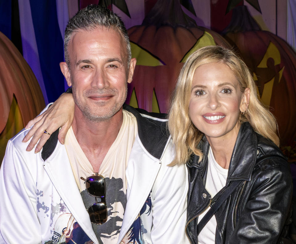 Freddie Prinze Jr. and Sarah Michelle Gellar in 2023