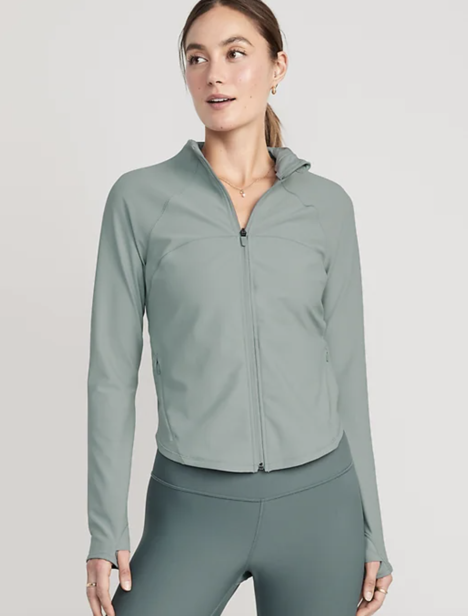 PowerSoft Cropped Full-Zip Performance Jacket (photo via Old Navy)