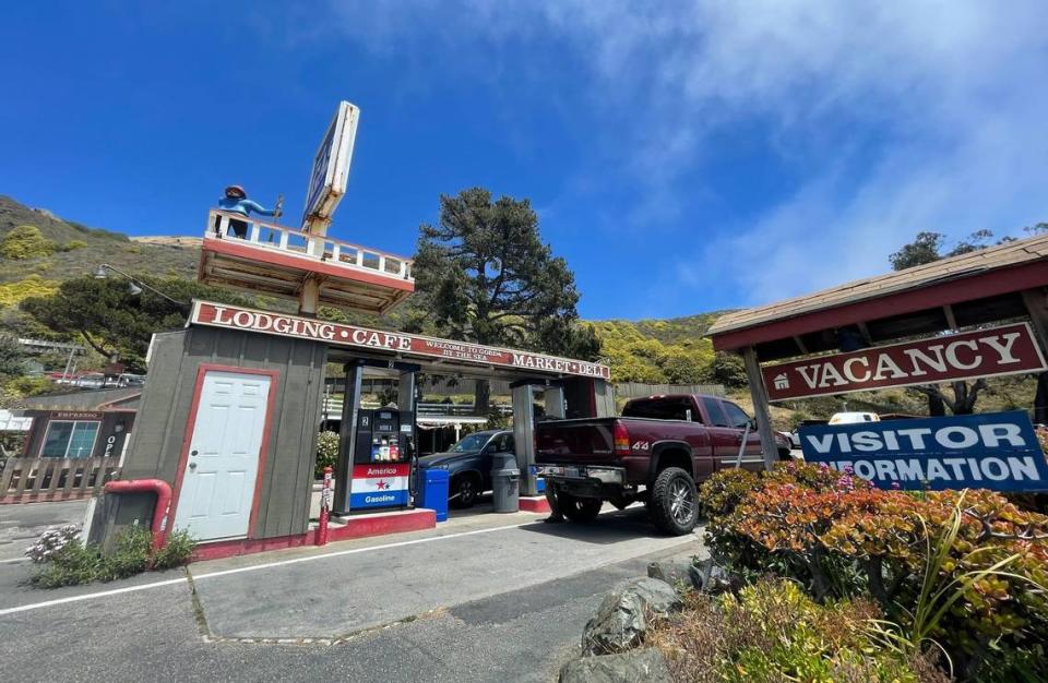 The Gorda gas station is one of only a handful of gas station along Highway 1 between San Luis Obispo County and Big Sur. It charges some of the highest prices in the country.