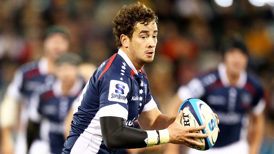 Cipriani is seen here playing for the Melbourne Rebels in 2011.