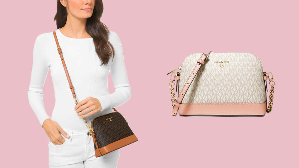 Get this canvas crossbody for less than $150 during the Michael Kors fall sale.