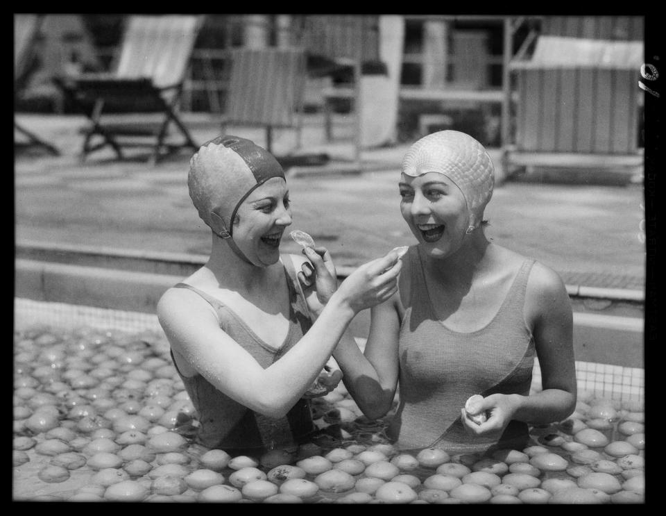 Swimming oranges - Getty