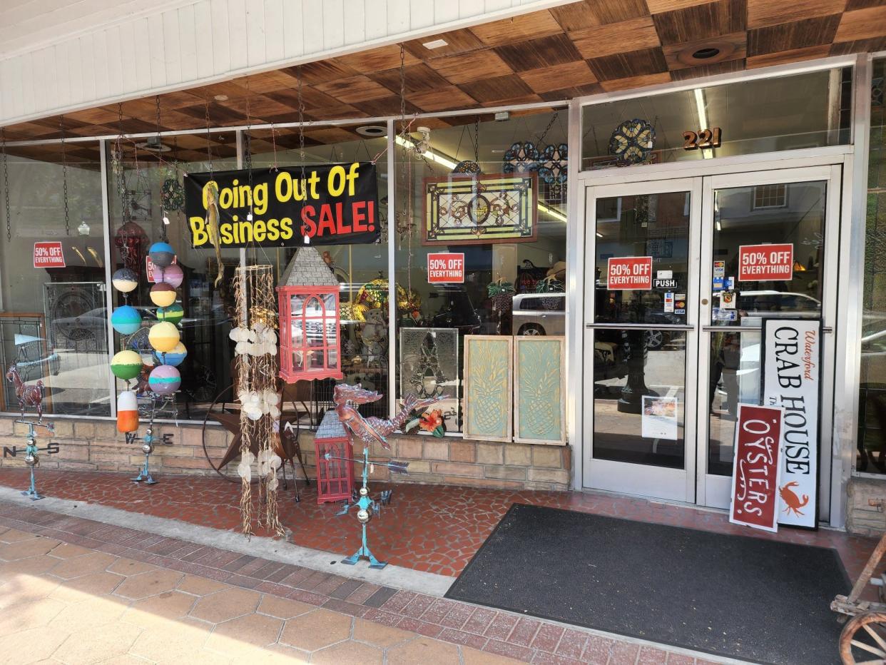 Middle Street Antiques is going out of business after 23 years on Middle Street.