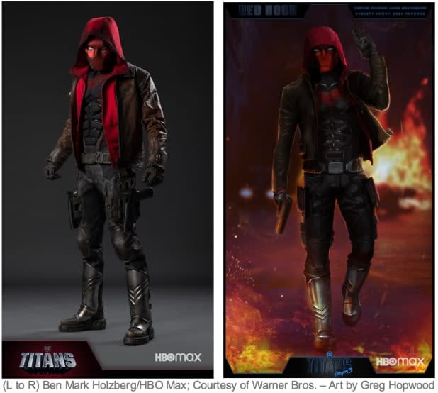 Red Hood supersuit Titans