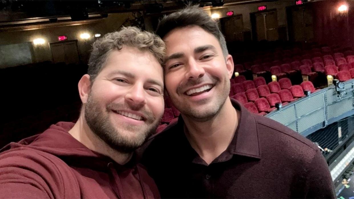 Gay Husbands Jaymes Vaughan Jonathan Bennett Broadway Theater