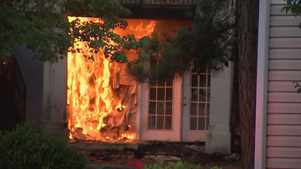 Clayton County firefighters were called to The Ashford at Stoneridge Apartments on Flat Shoals Road just after 7 p.m.