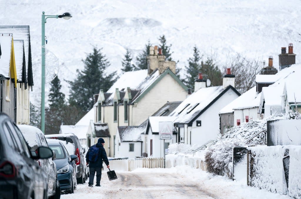 Brits could see snow in just two weeks, forecasts predict  (PA)