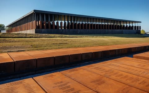 The memorial is the first of its kind in the US - Credit: Audra Melton/The New York Times