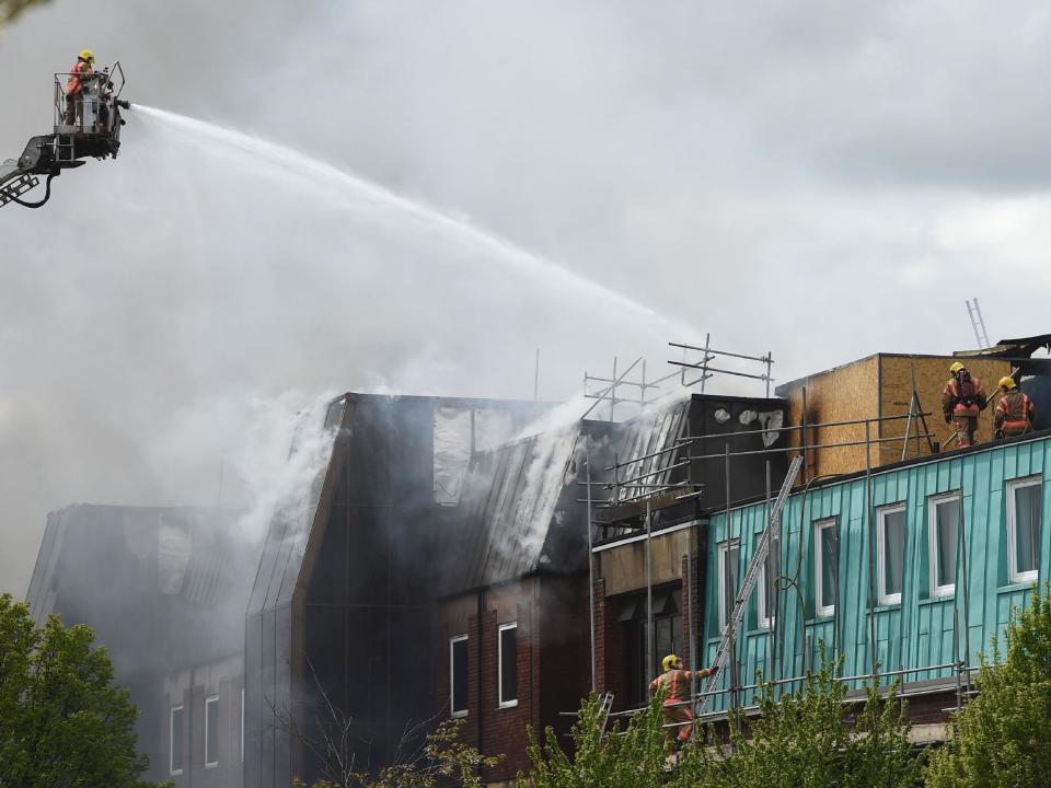 Five fire engines were called to the Cancer Research UK Institute at the Christie hospital: Getty Images