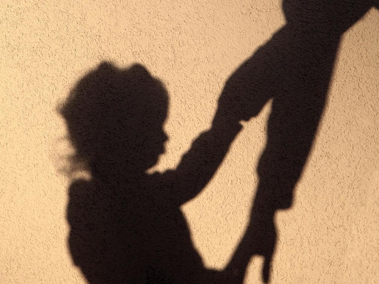 stock image of a little girl's shadow: iStock