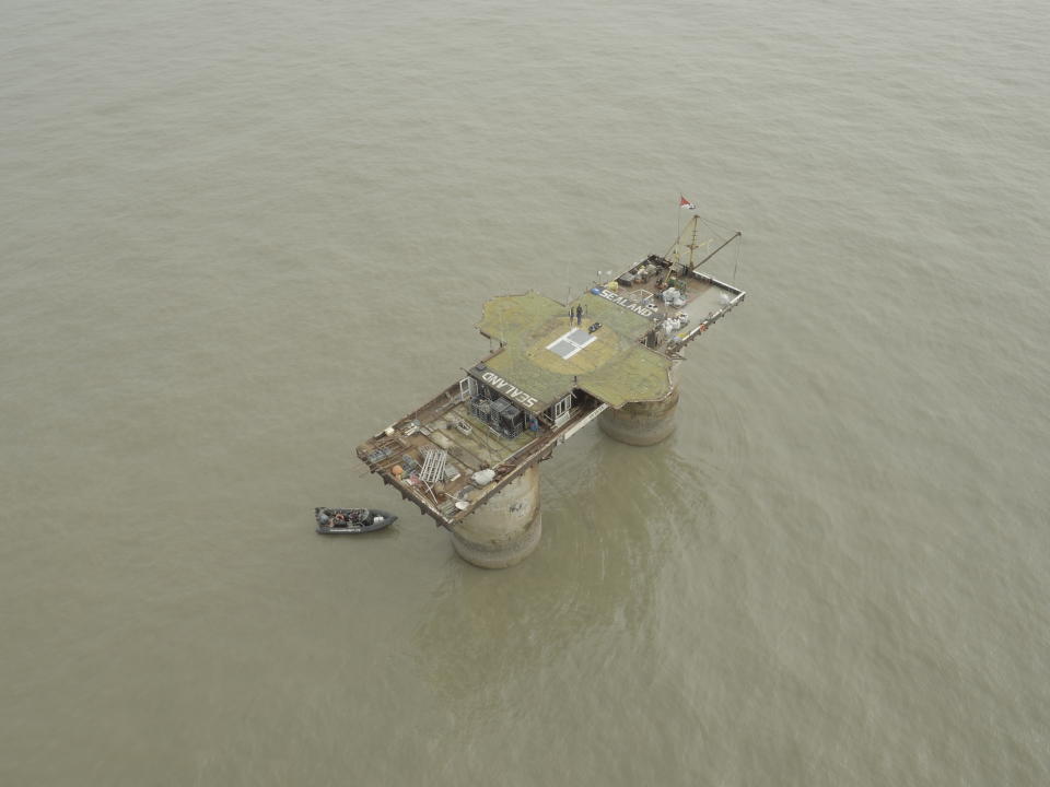 Sealand, off the coast of England. 