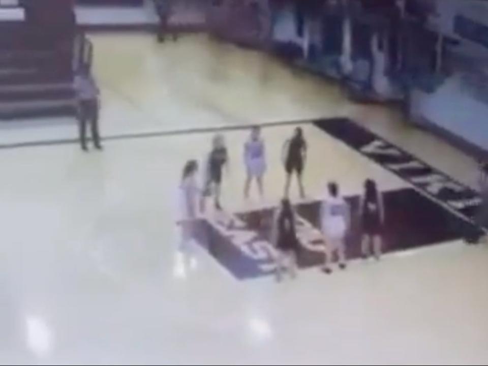 The remarks came amid a live stream of a high school girls’ basketball game last week   (kinnkan24/WHOU-FM)