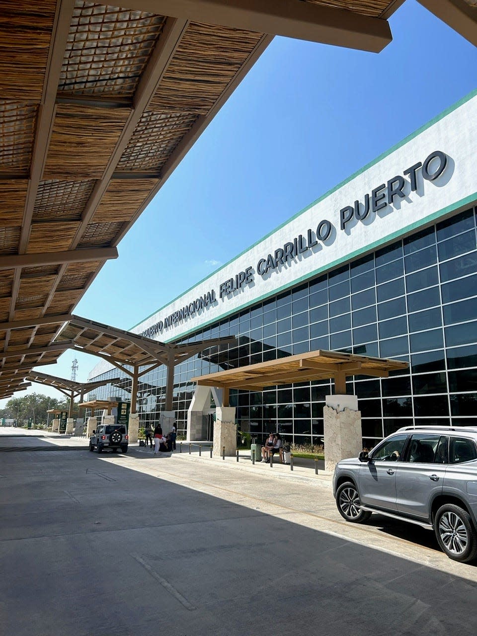 Entrance of Tulum airport