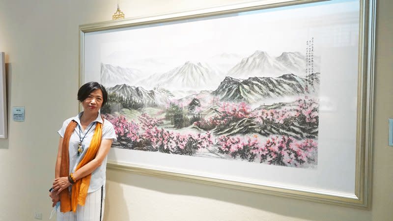 員林女兒曹文娟水墨展　探尋詩畫合一的藝術