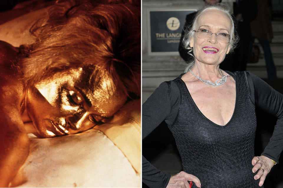 Shirley Eaton - Jill Masterson in ‘Goldfinger’ (1964) She retired from acting in 1969. The former sex symbol has since been devoted to her family (Credit: Rex)