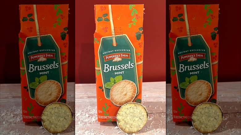 Mint Brussels cookies