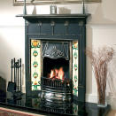 <b>Clarke 'Berkeley' cast-iron fireplace</b><br><br>Inspired by Victorian fireplaces, this pretty cast-iron surround comes complete with a choice of colourful tiles – or you can insert your own for a more individual look.<br><br>£406.80, <b><a href="http://www.machinemart.co.uk/shop/product/details/berkeley-cast-iron-fireplace?da=1&TC=SRC-fireplace" rel="nofollow noopener" target="_blank" data-ylk="slk:Machine Mart;elm:context_link;itc:0;sec:content-canvas" class="link ">Machine Mart</a></b>