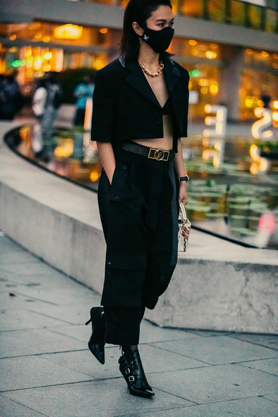 Louis Vuitton Reprised Its Spring 2021 Show in Singapore—See the Best Street Style Looks Here