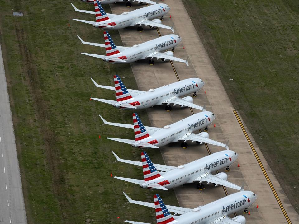 Grounded Planes American Airlines