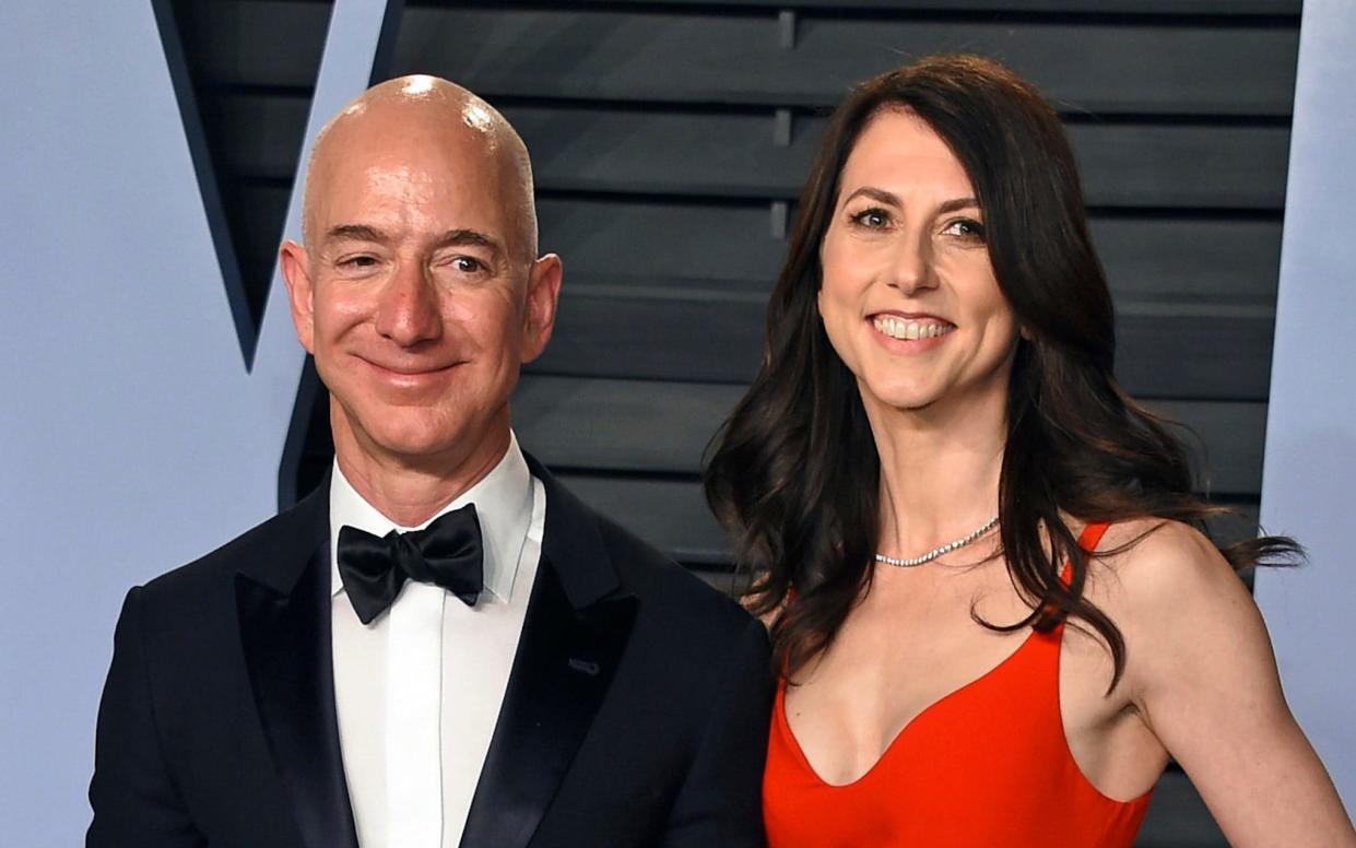 Jeff Bezos and his wife MacKenzie Bezos - Invision