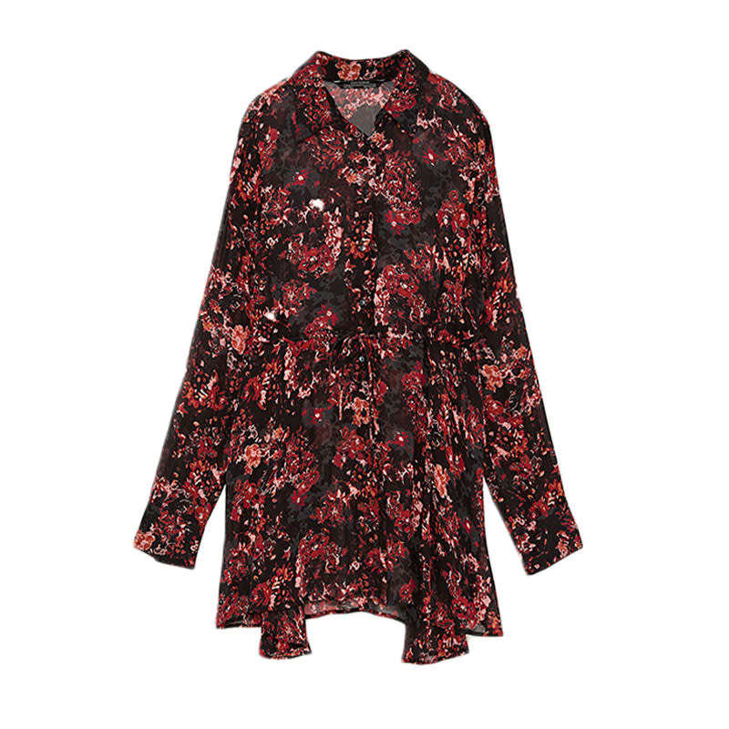 <a rel="nofollow noopener" href="https://www.zara.com/us/en/-c774002p4793608.html" target="_blank" data-ylk="slk:Floral Print Blouse, Zara, $70;elm:context_link;itc:0;sec:content-canvas" class="link ">Floral Print Blouse, Zara, $70</a><p> <strong>Related Articles</strong> <ul> <li><a rel="nofollow noopener" href="http://thezoereport.com/fashion/style-tips/box-of-style-ways-to-wear-cape-trend/?utm_source=yahoo&utm_medium=syndication" target="_blank" data-ylk="slk:The Key Styling Piece Your Wardrobe Needs;elm:context_link;itc:0;sec:content-canvas" class="link ">The Key Styling Piece Your Wardrobe Needs</a></li><li><a rel="nofollow noopener" href="http://thezoereport.com/entertainment/culture/kim-kardashian-west-skincare-tips/?utm_source=yahoo&utm_medium=syndication" target="_blank" data-ylk="slk:Kim Kardashian West Credits This Ingredient For Saving Her Skin;elm:context_link;itc:0;sec:content-canvas" class="link ">Kim Kardashian West Credits This Ingredient For Saving Her Skin</a></li><li><a rel="nofollow noopener" href="http://thezoereport.com/living/wellness/life-expectancy-women-who-have-children-later-live-longer-study/?utm_source=yahoo&utm_medium=syndication" target="_blank" data-ylk="slk:Women Who Wait To Have Kids Might Live Longer, Study Says;elm:context_link;itc:0;sec:content-canvas" class="link ">Women Who Wait To Have Kids Might Live Longer, Study Says</a></li> </ul> </p>