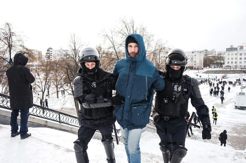 Anti-war protest, following Russia's invasion of Ukraine,