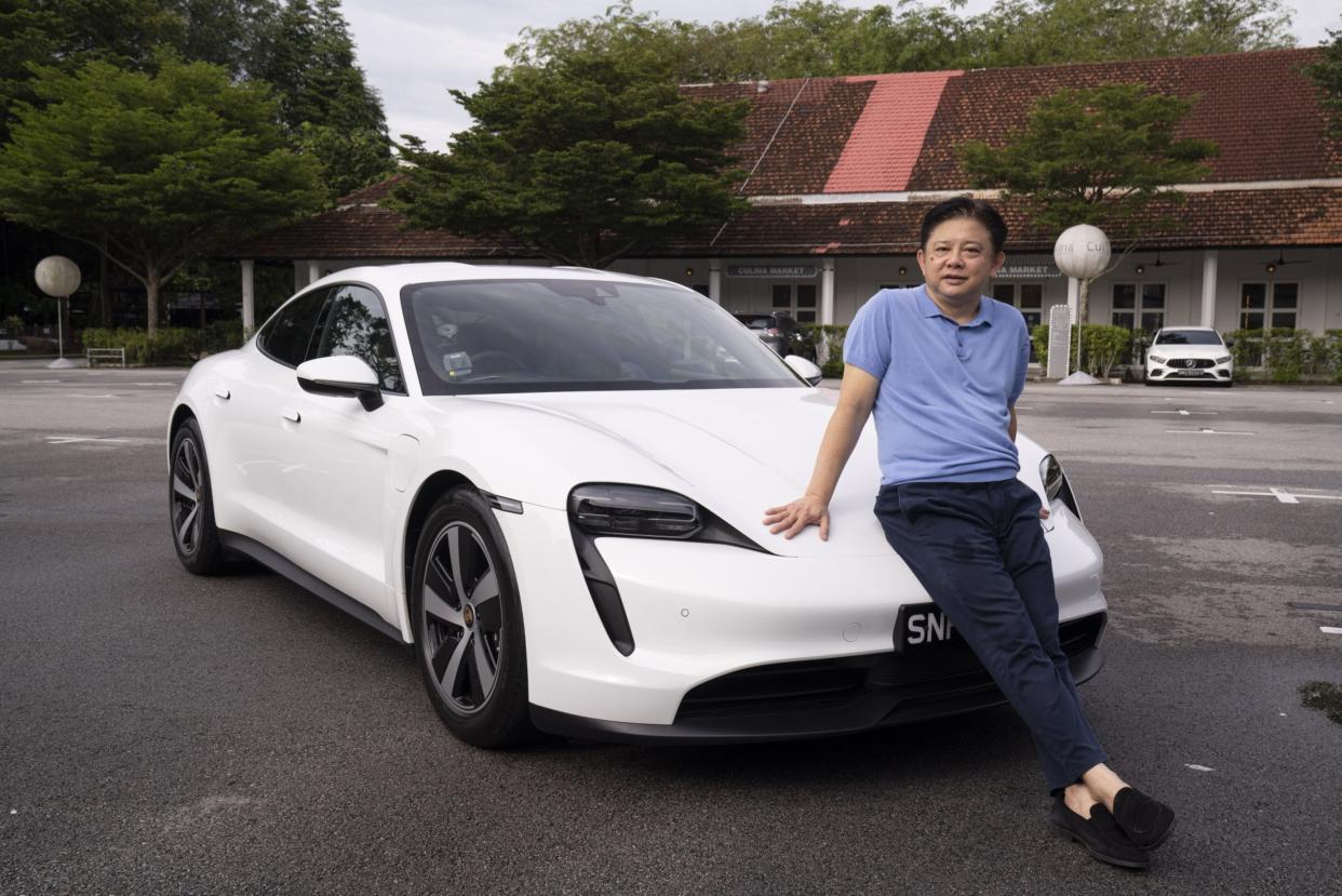 Singapore's rich face delays and high prices for new luxury EVs. (PHOTO: Ore Huiying/Bloomberg)