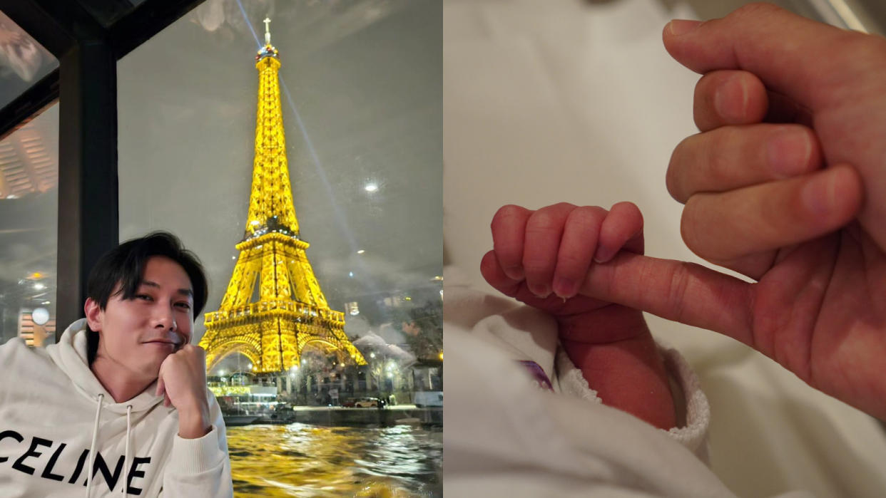 Local actor Desmond Tan said the connection with his baby girl was magical, and 