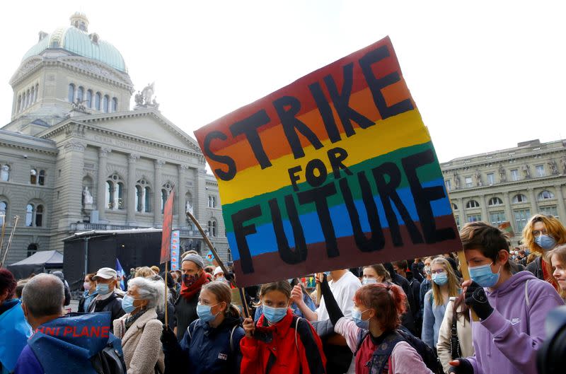 Global Climate Strike protests in Bern