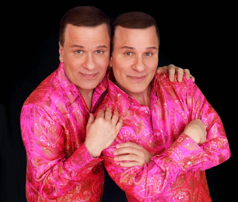 Anthony and Eddie Edwards will perform their celebrity impersonations Dec. 10-12 in Plymouth.