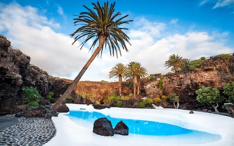 Jameos del Agua’s concrete “beach” - Credit: RAUL MATEOS JIMENEZ