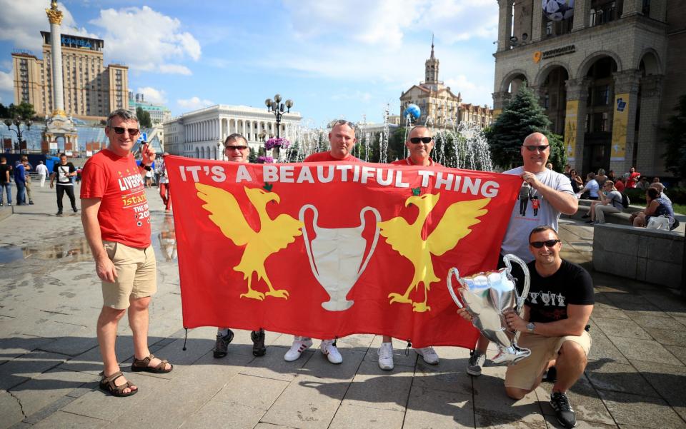 Many Liverpool supporters have been unable to make it to Ukraine - PA