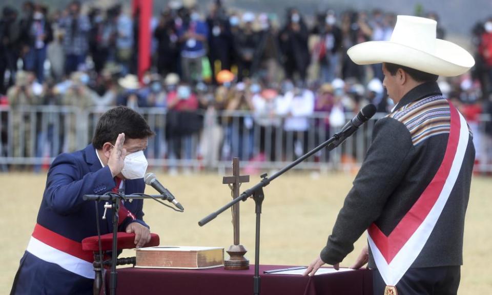 <span>Photograph: Ernesto Arias/AP</span>