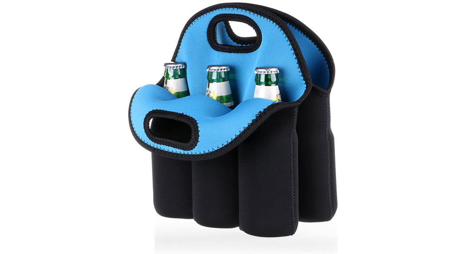 BTSKY 6 Bottles Insulated Neoprene Carrier Tote