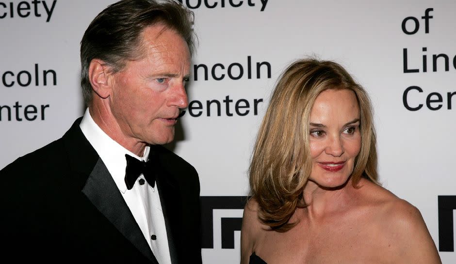 Actors Sam Shepard and Jessica Lange attend The Film Society of Lincoln Center honors Jessica Lange at Avery Fisher Hall