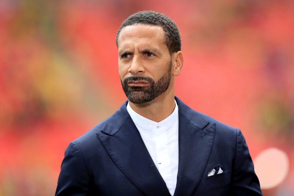 Rio Ferdinand has experienced a torrent online abuse in recent years with Robert Whippe, 54, recieving a suspended sentence for tweeting racist abuse at the football star (PA)