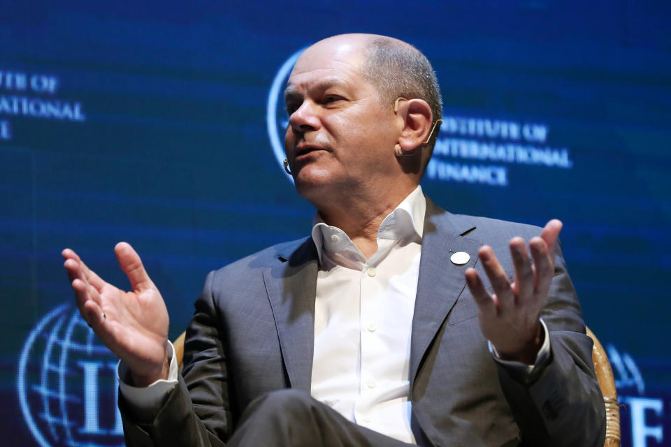 German Finance Minister Olaf Scholz has called for a global minimum tax on