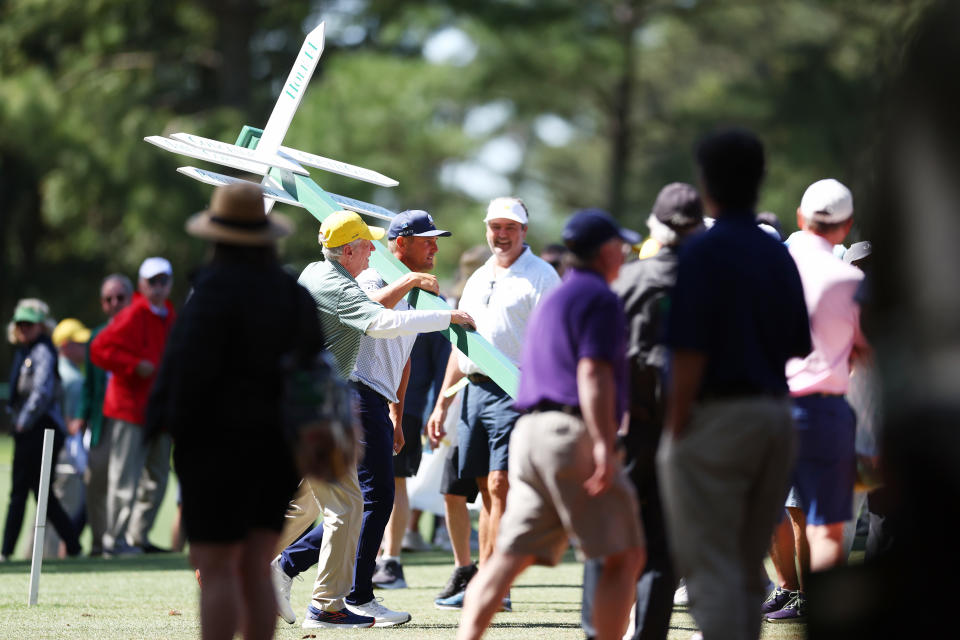 Create your own caption here, friends. (Maddie Meyer/Getty Images)