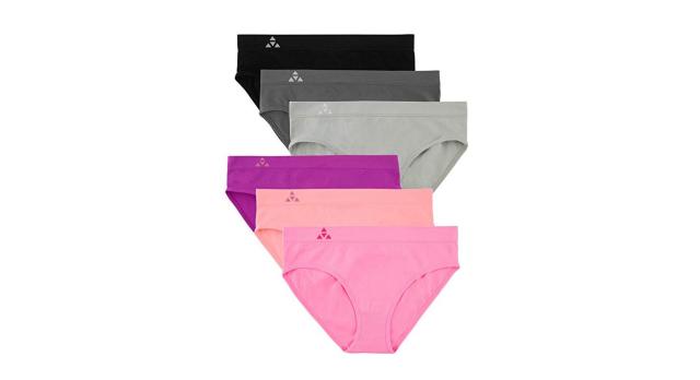 Balanced Tech Women's Underwear 3Pack Wicking Performance Seamless Thong  Panties 