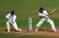 Fourth Test cricket match - Wankhede Stadium, Mumbai, India - 9/12/16. India's Murali Vijay plays a shot. REUTERS/Danish Siddiqui