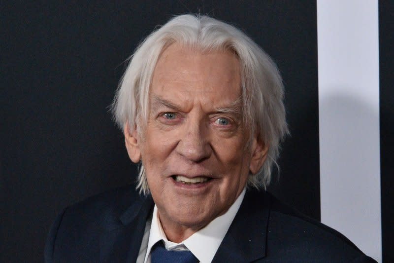 Donald Sutherland attends the Los Angeles premiere of "Ad Astra" in 2019. File Photo by Jim Ruymen/UPI