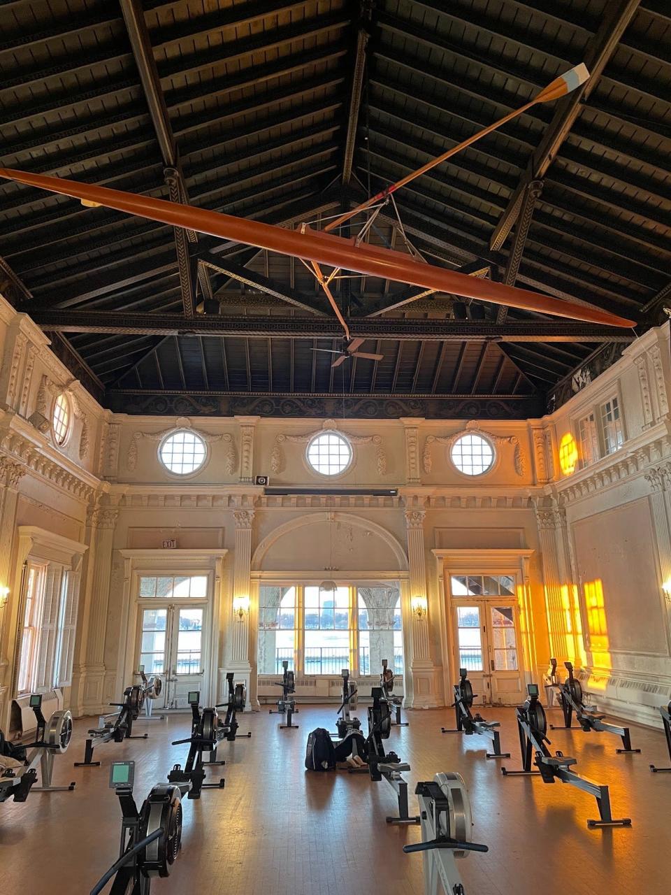 The ballroom at the Detroit Boat Club in January 2022.