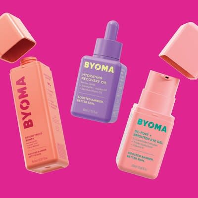 ONE YEAR OLD BYOMA LEADS SKINCARE CATEGORY WITH GROWING BARRIER CARE  LINEUP, CONTINUING MISSION TO MAKE HIGH-PERFORMANCE SKINCARE ACCESSIBLE TO  ALL