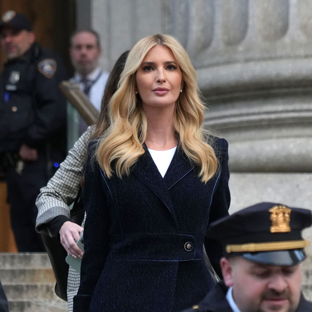 Ivanka Trump leaves NY Supreme Court November 8 2023