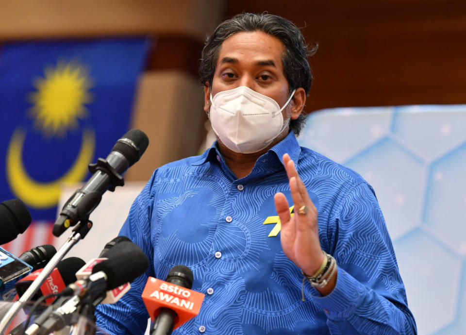 Health Minister Khairy Jamaluddin pointed out that the Covid-19 vaccine would not be much help for them should they contract the virus due to their lackadaisical ways. — Bernama pic