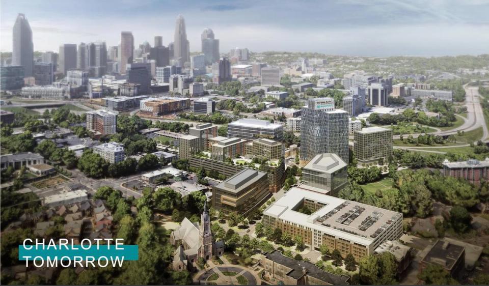 Mecklenburg County’s Board of Commissioners approved a public investment in Atrium Health’s innovation district in midtown Charlotte.