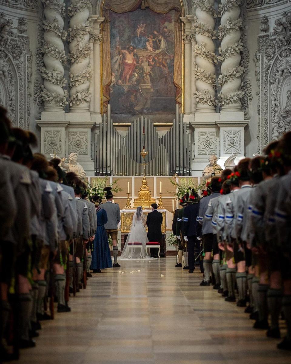 prince ludwig of bavaria and sophie alexandra evekink wedding in munich