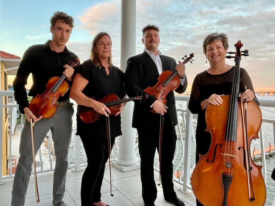 The Indian River Quartet will give a free concert at the Catherine Schweinsberg Rood Central Library in Cocoa on Thursday, Dec. 14.